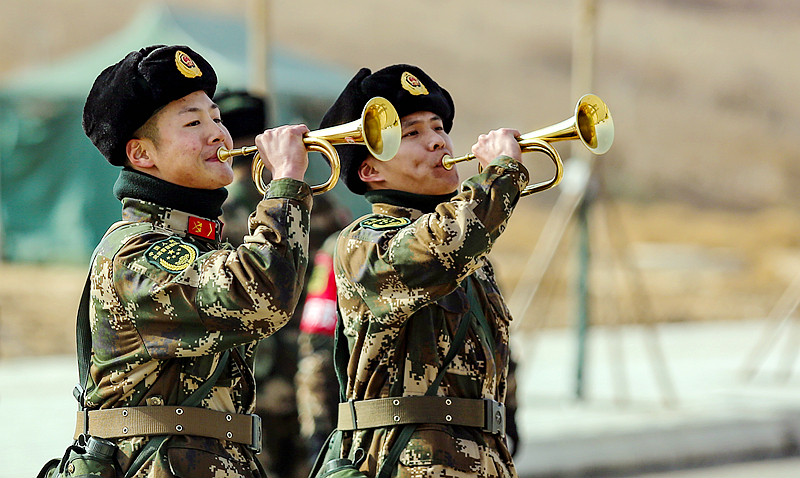 開訓(xùn)！武警甘肅省總隊拉開新年度軍事訓(xùn)練戰(zhàn)幕（組圖）