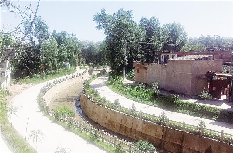 臨夏州張家莊村：河灘地變身景觀路