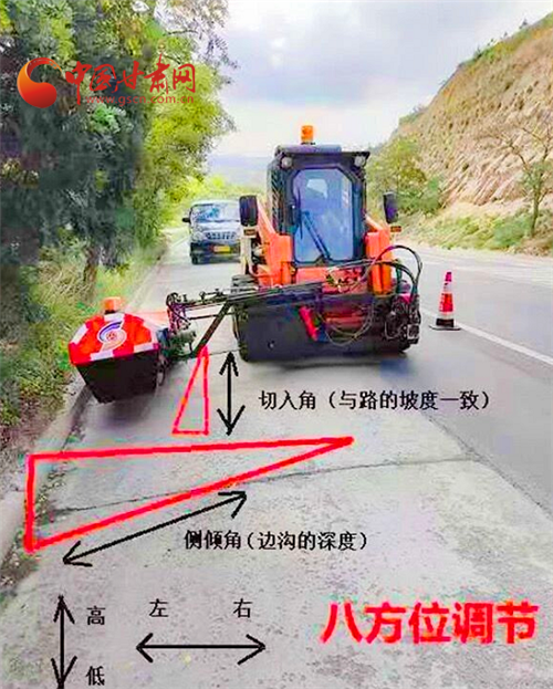 一車四專利 榆中公路段這輛最牛清掃車長(zhǎng)這樣