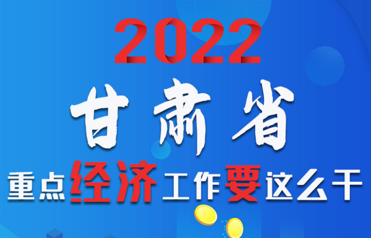 【甘快看·圖解】速覽！2022甘肅省重點經(jīng)濟工作要這么干！