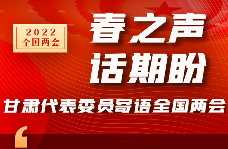 長圖|“聲”入人心！全國“兩會”甘肅代表委員為民獻言