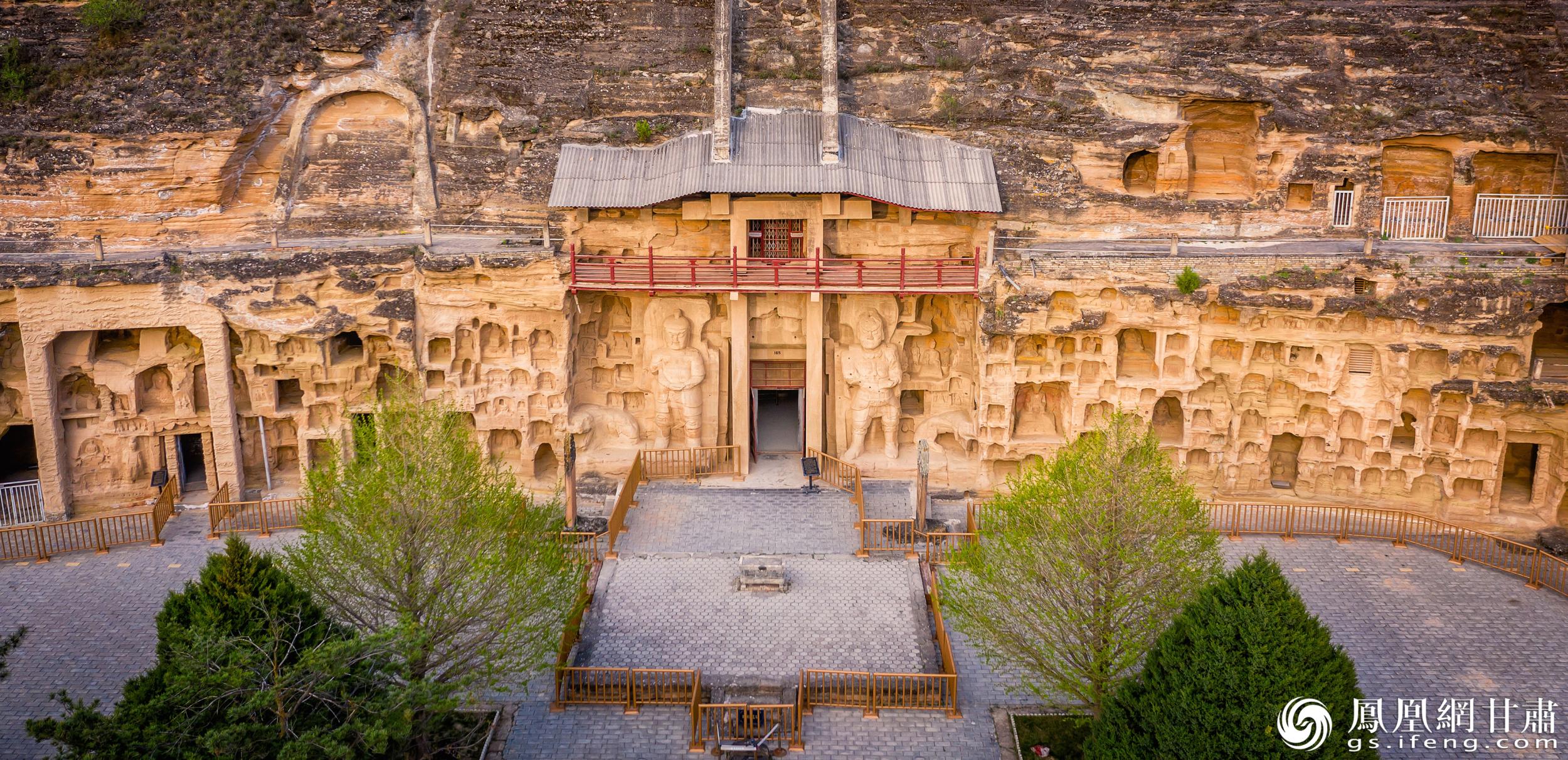 北石窟寺始建于北魏，經(jīng)多個(gè)朝代增修形成密集窟龕。北石窟寺文物保護(hù)研究所供圖